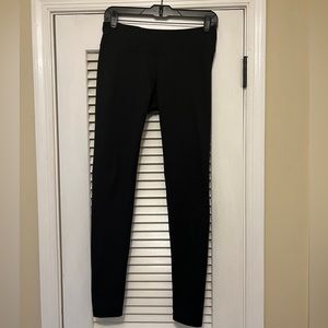 Zella Black Knit Leggings Size M